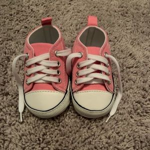 Converse like shoes, size 1, baby girl